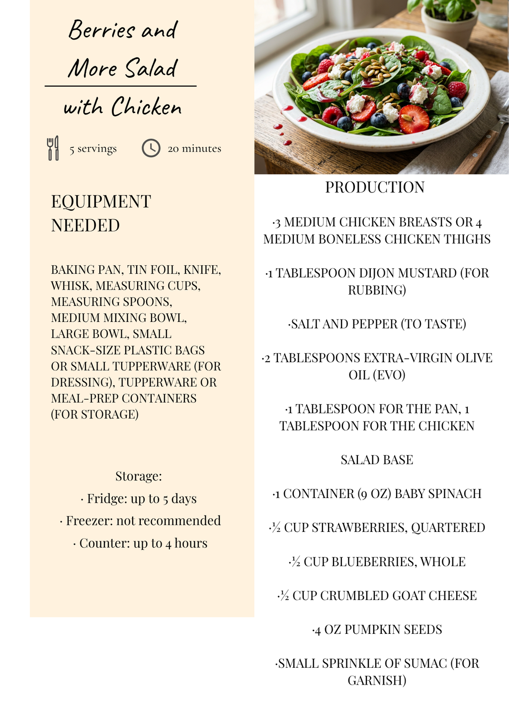 Salads from The Bag